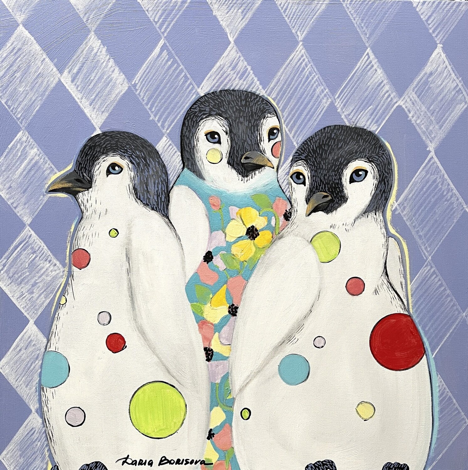 Friends Daria Borisova Original painting for sale