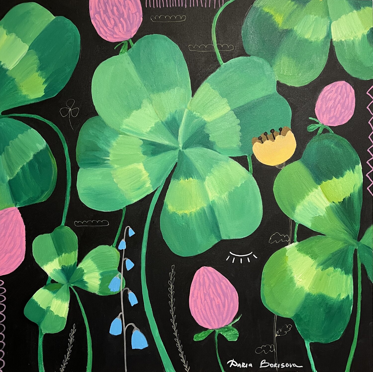 Good Luck Daria Borisova Original painting for sale