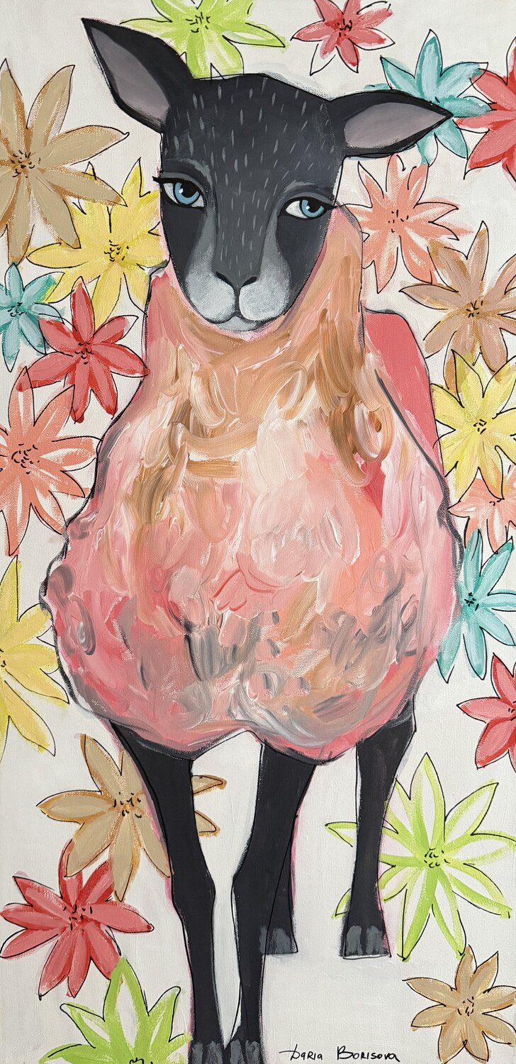 Lucky Girl Daria Borisova Original painting for sale