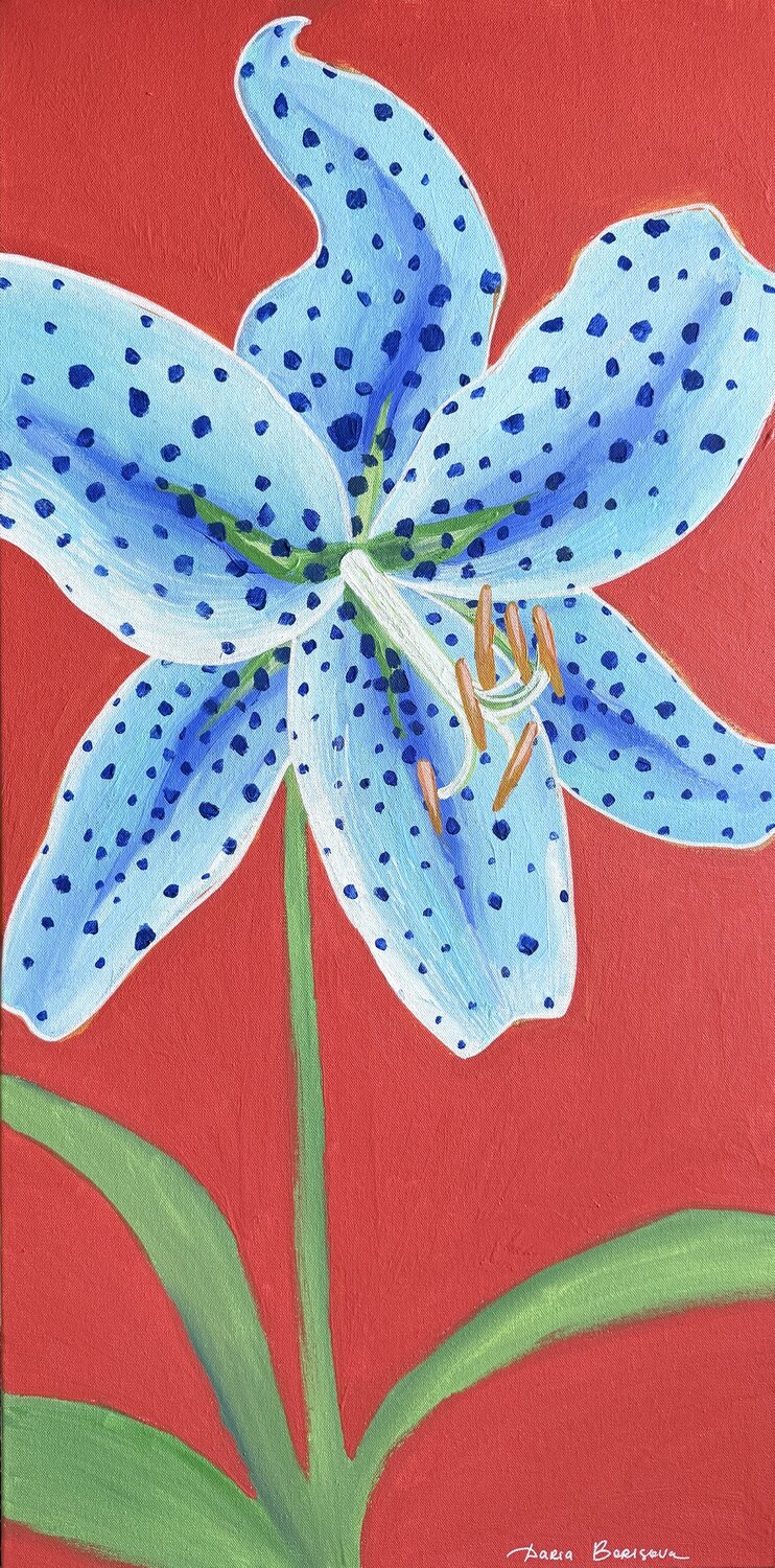 Infinite Blue Daria Borisova Original painting for sale