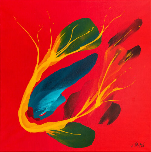Gold fish by Weronika Dyląg, Painting for Sale on Select