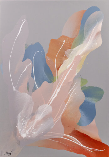Flowers of winter by Weronika Dyląg, Painting for Sale on Select