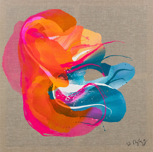 The lily by Weronika Dyląg, Painting for Sale on Select