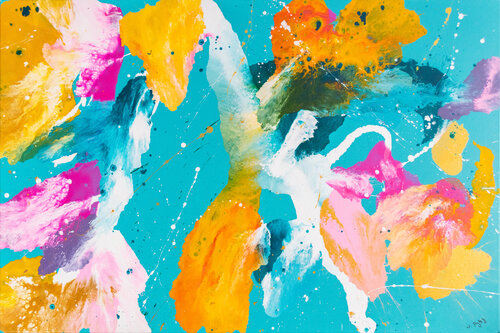 Endorphins by Weronika Dyląg, Painting for Sale on Select