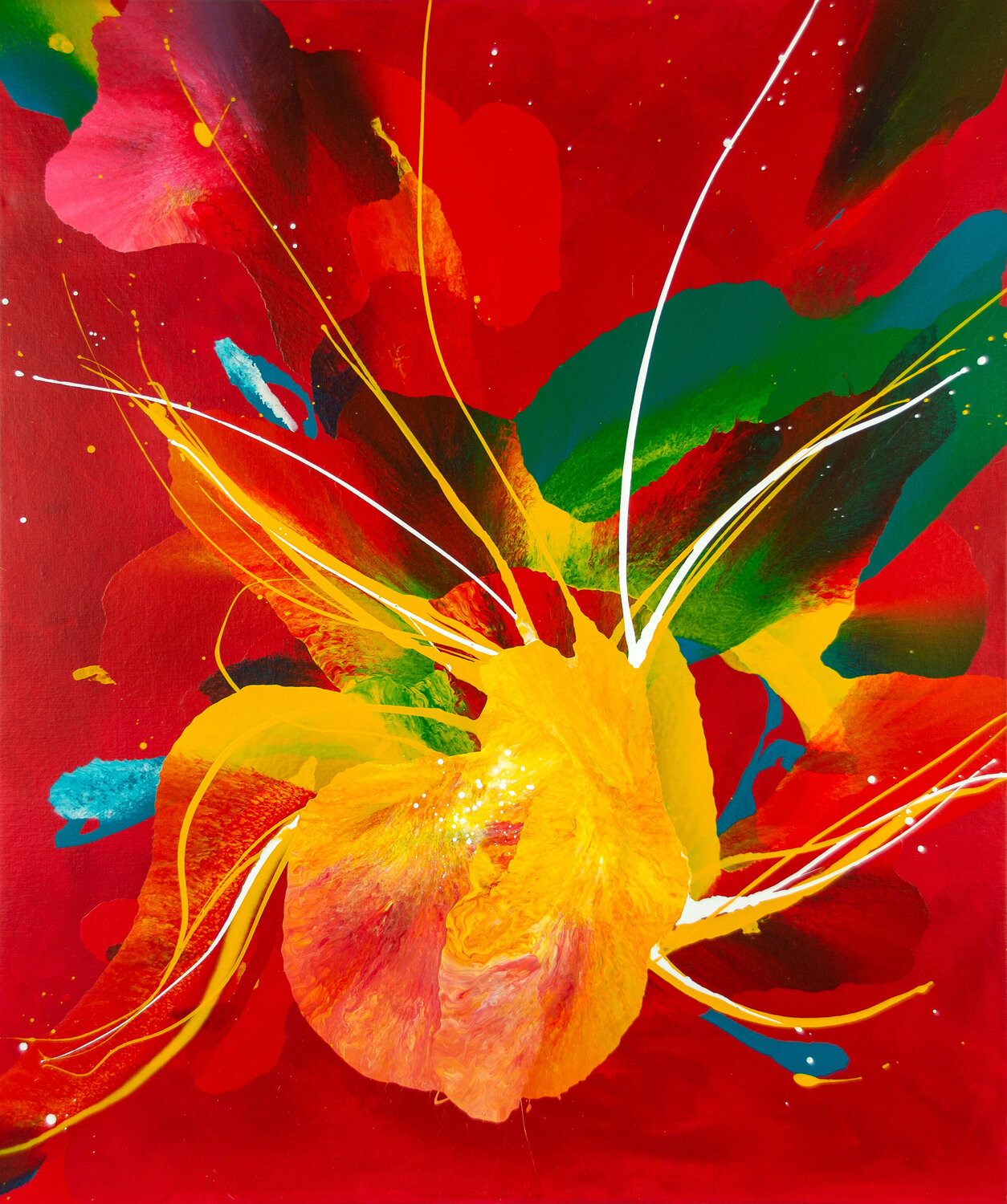 Flagella of kidness Weronika Dyląg Original painting for sale