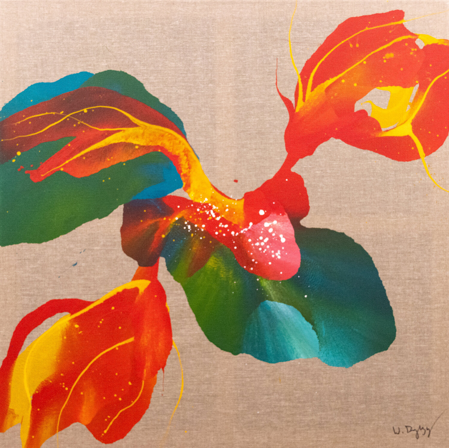 Heart Weronika Dyląg Original painting for sale