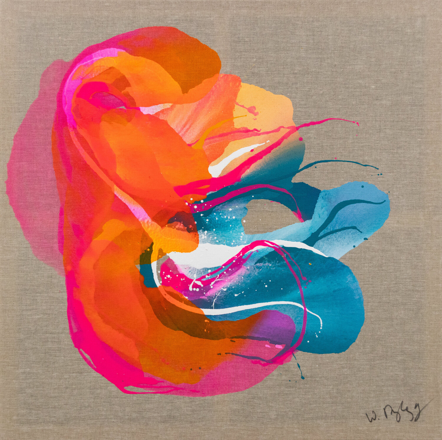 The lily Weronika Dyląg Original painting for sale