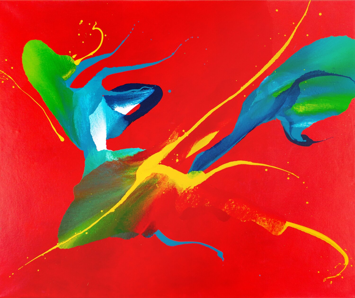 Reaching out Weronika Dyląg Original painting for sale