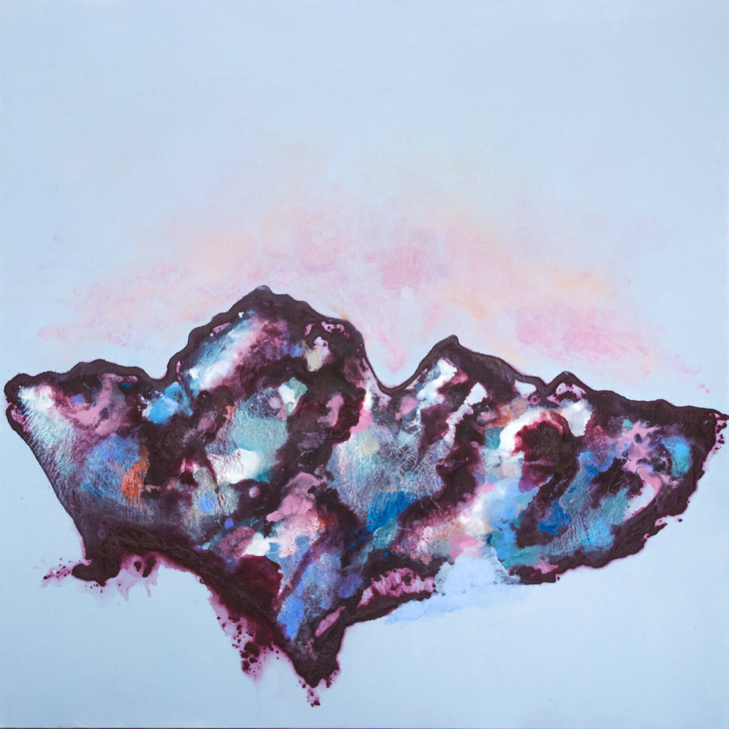Skibotn sky Weronika Dyląg Original painting for sale