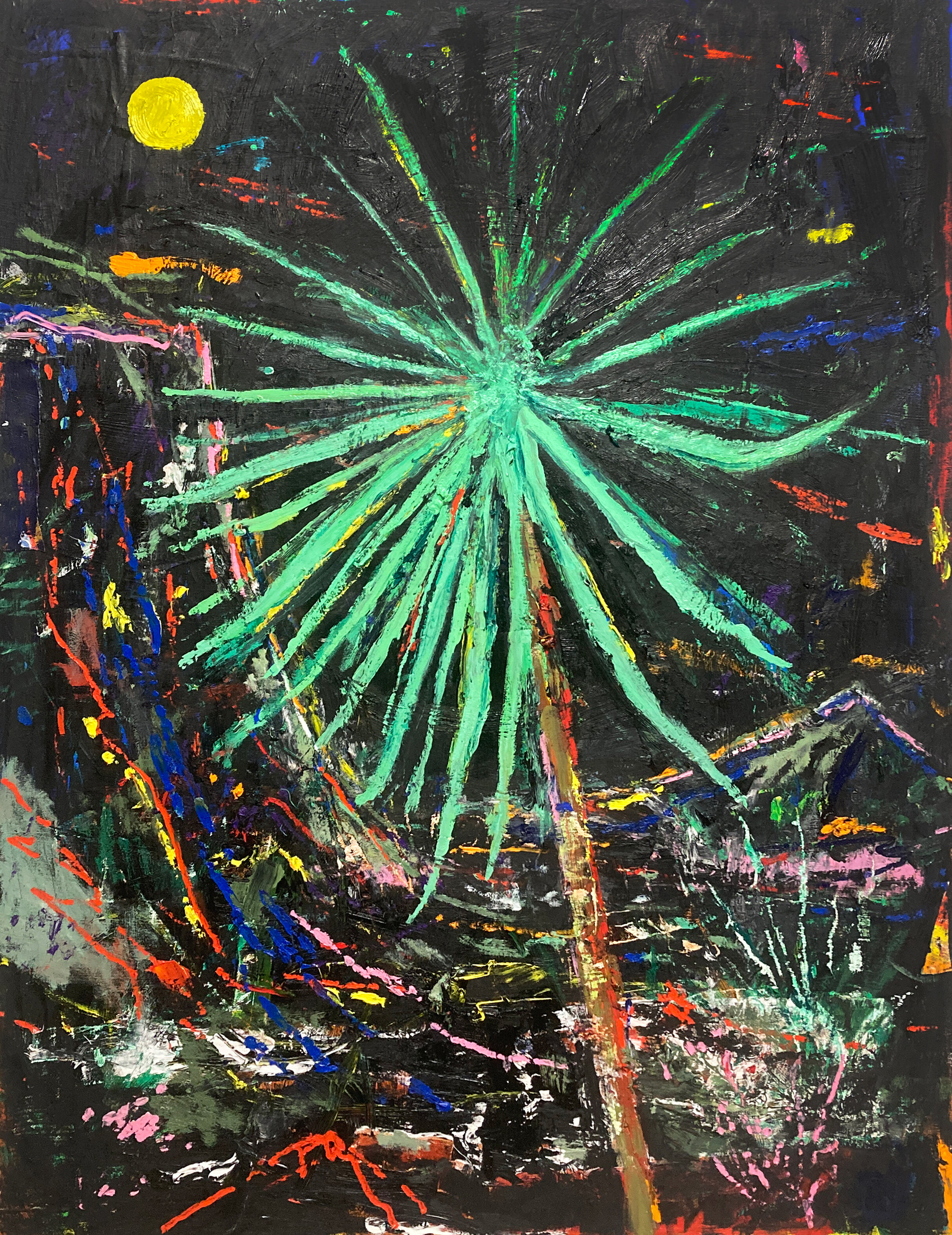 Palm 5, Contemporary Painting