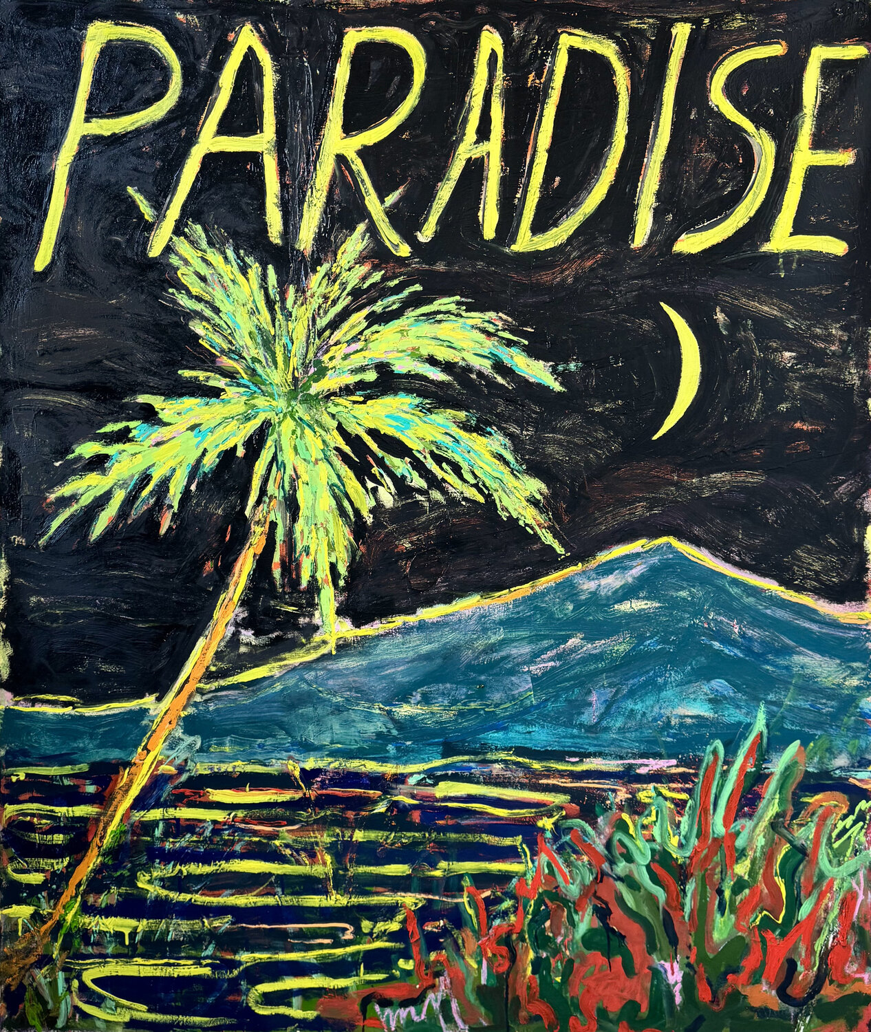 Paradise (Blue Mountain) Matt Higgins Original painting for sale