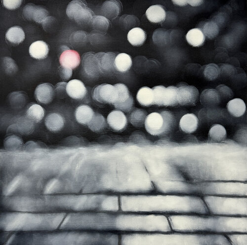 Red Light by Angela Wichmann, Painting for Sale on Select