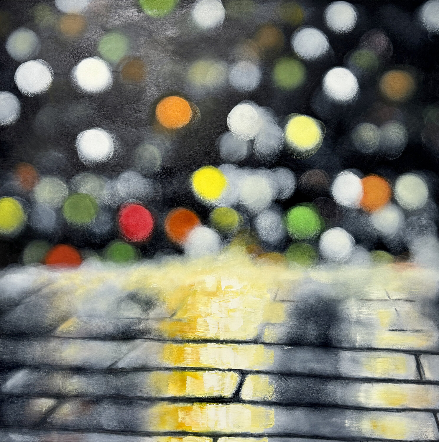 Nightlife Angela Wichmann Original painting for sale
