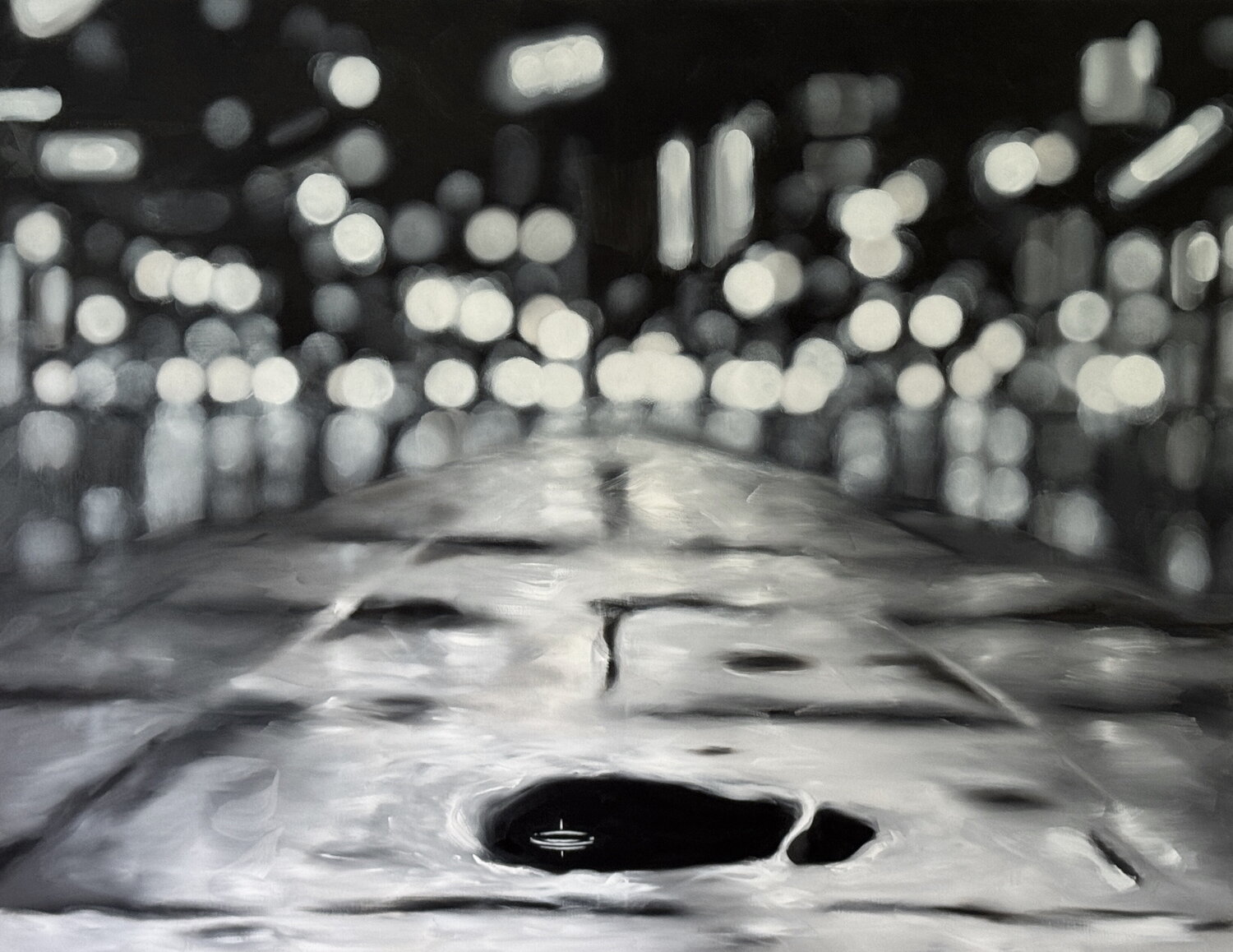 White Jungle Angela Wichmann Original painting for sale
