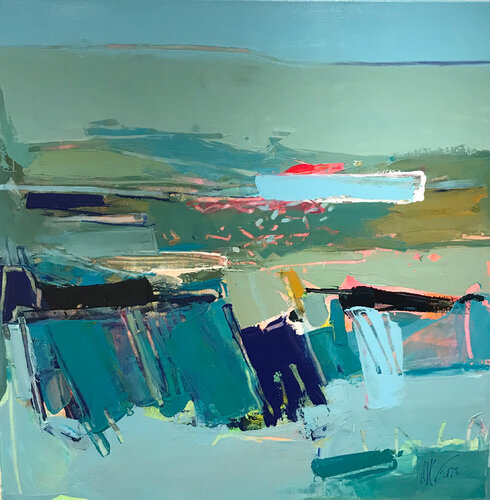 Horizon by Liliya Nikolova, Painting for Sale on Select
