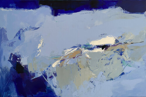 Landscape by Liliya Nikolova, Painting for Sale on Select