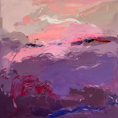 Wo Himmel die Erde berührt by Liliya Nikolova, Painting for Sale on Select