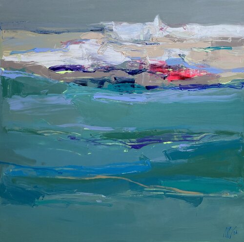 Landscape by Liliya Nikolova, Painting for Sale on Select