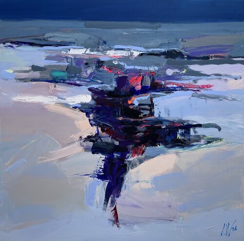 Landscape by Liliya Nikolova, Painting for Sale on Select