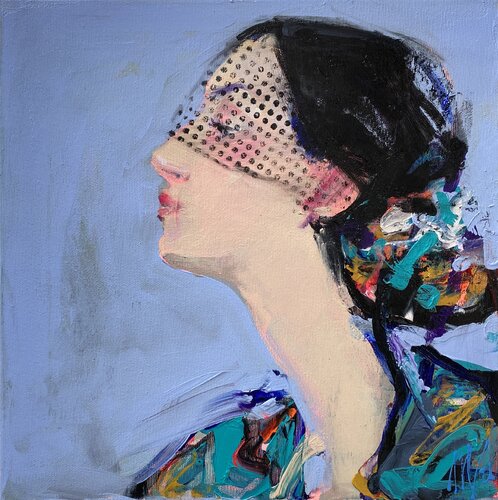 Woman by Liliya Nikolova, Painting for Sale on Select
