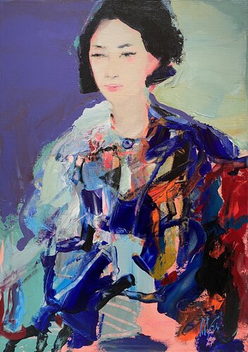 Signal / Skin by Liliya Nikolova, Painting for Sale on Select