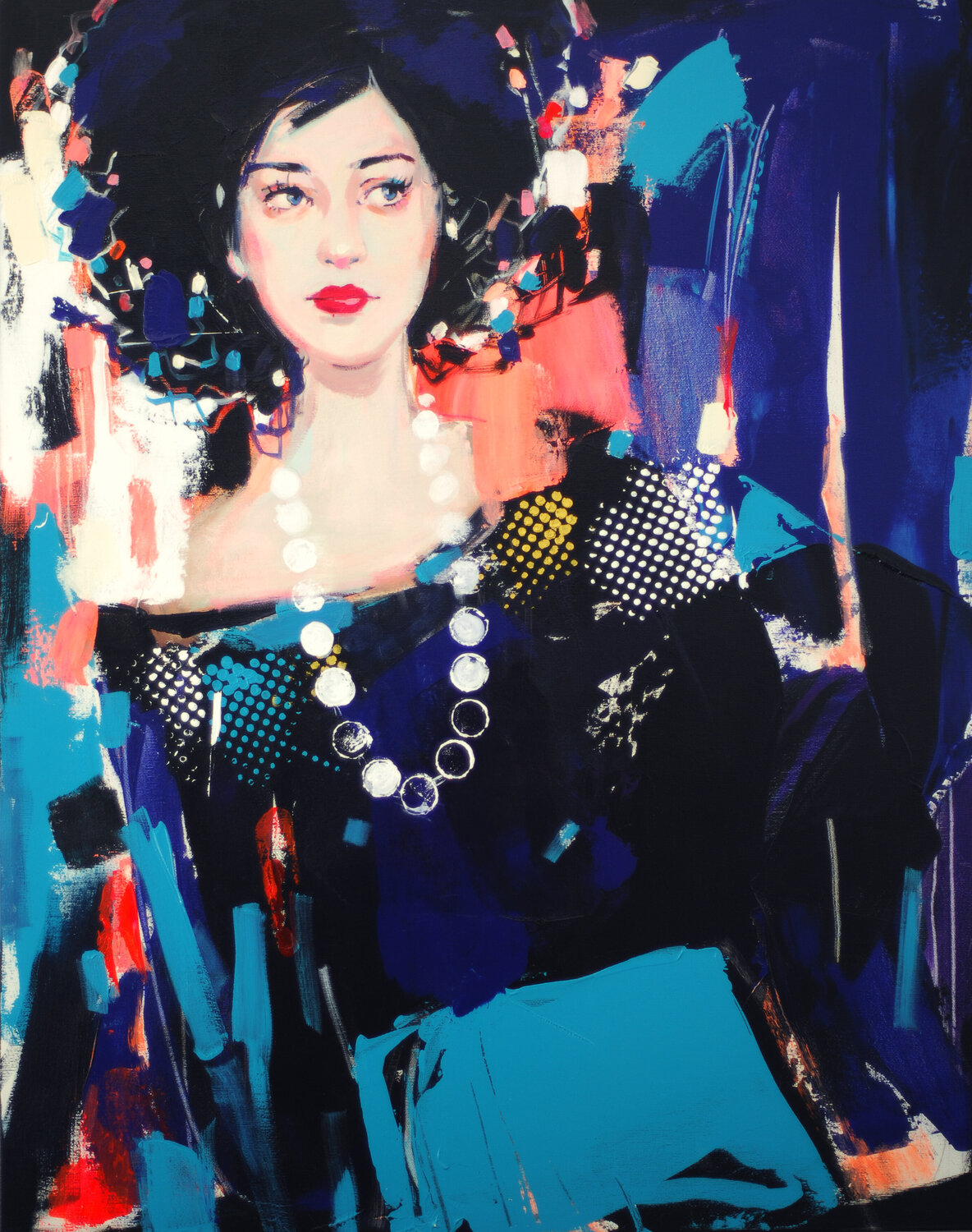 Woman (1) Liliya Nikolova Original painting for sale