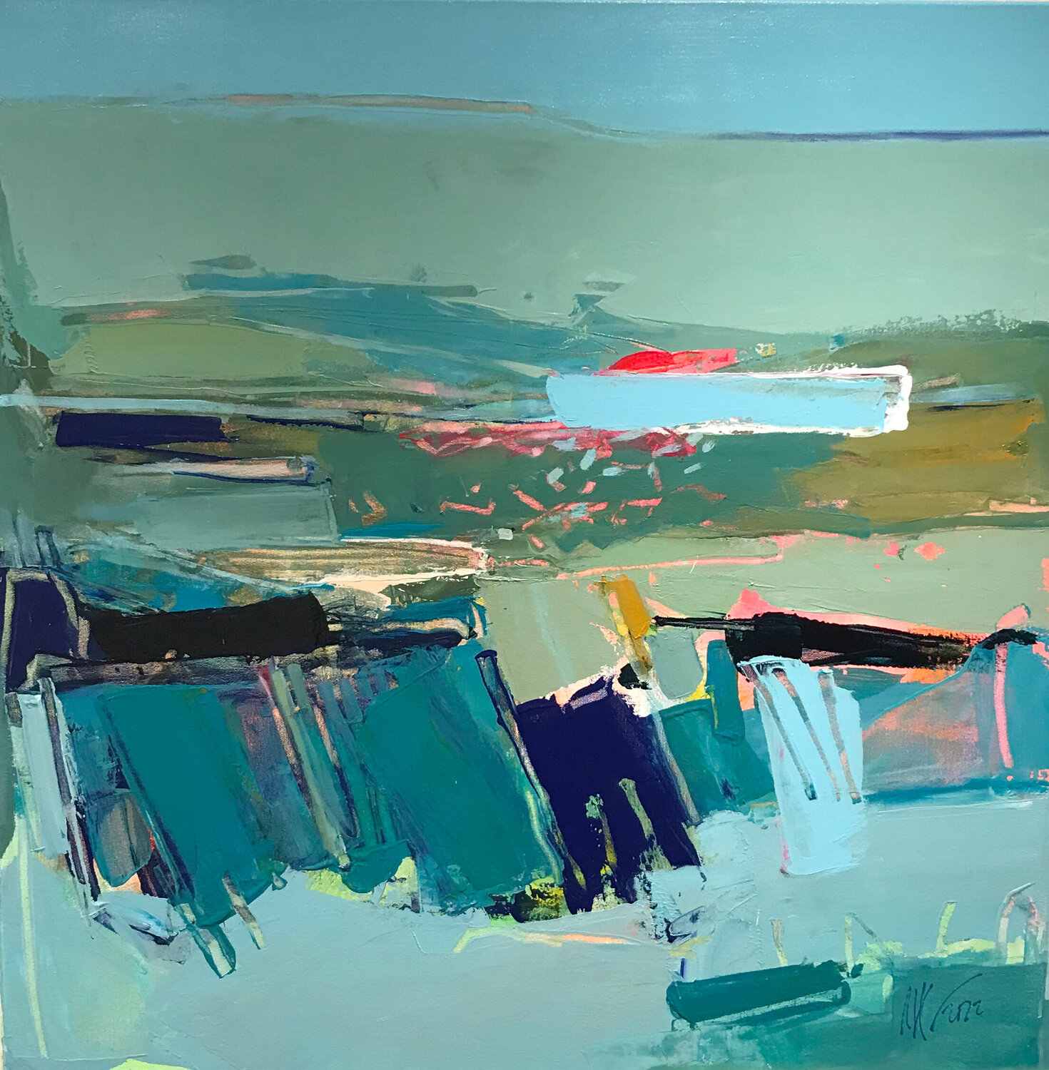 Horizon Liliya Nikolova Original painting for sale