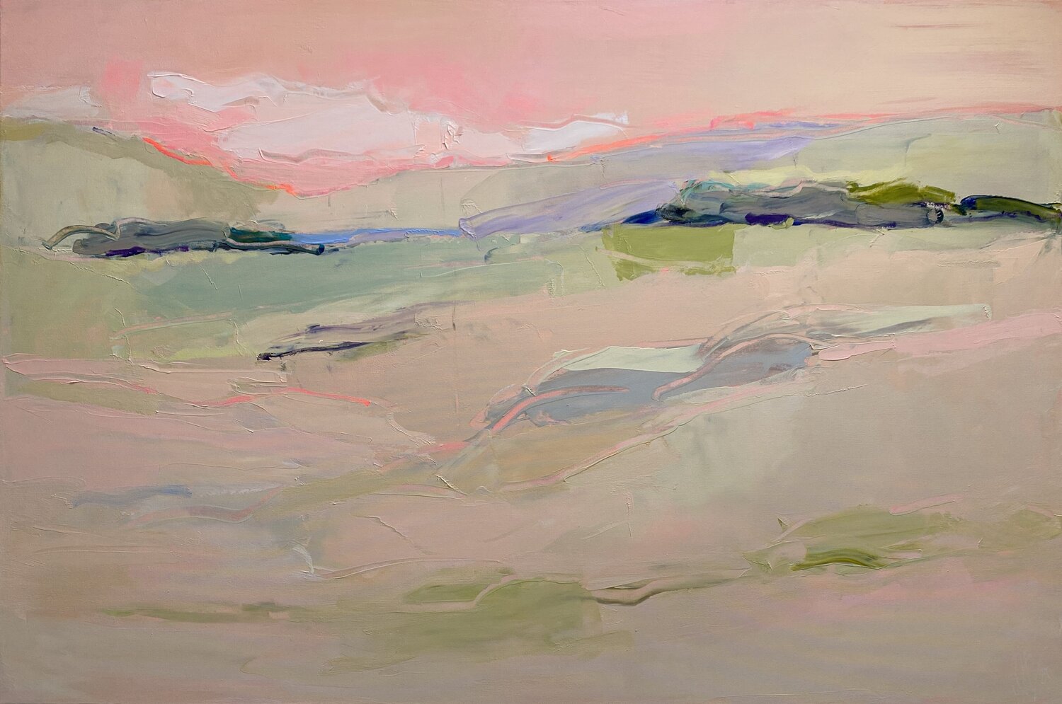 Morgenstimmung II Liliya Nikolova Original painting for sale