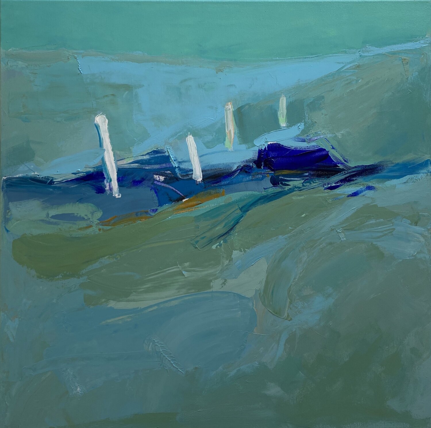 Flüstern des Horizonts Liliya Nikolova Original painting for sale