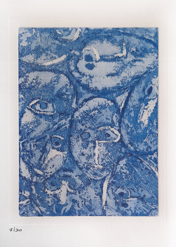 Occhi di pietra by CLAUDIA AMADESI, Painting for Sale on Select