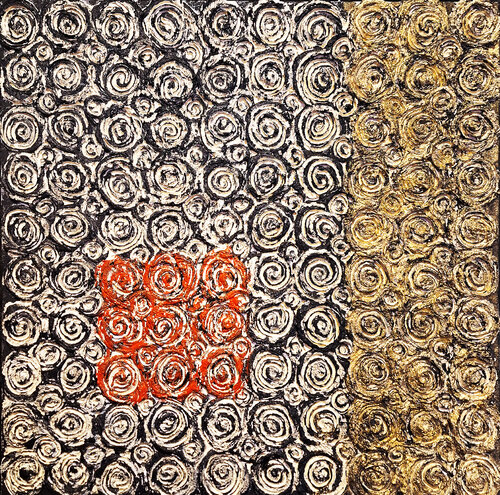 Rose - Linea incanto - Composizione by CLAUDIA AMADESI, Painting for Sale on Select