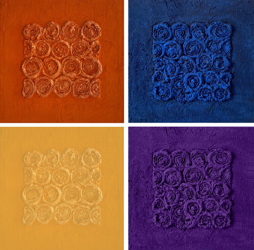 Composizione - cromia by CLAUDIA AMADESI, Painting for Sale on Select