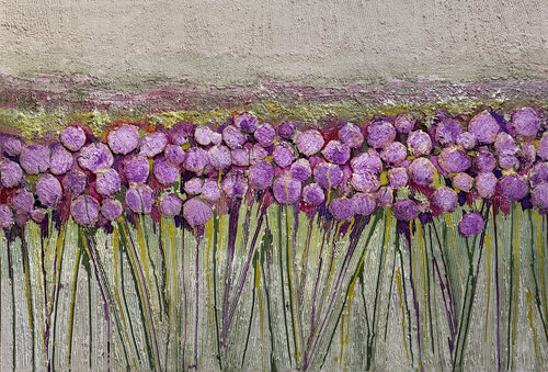 Allium von CLAUDIA AMADESI, Malerei kaufen auf Select