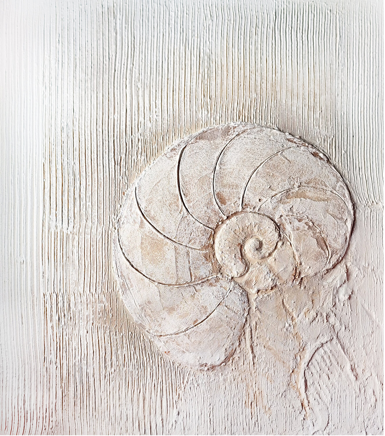 Ammonite CLAUDIA AMADESI Original painting for sale