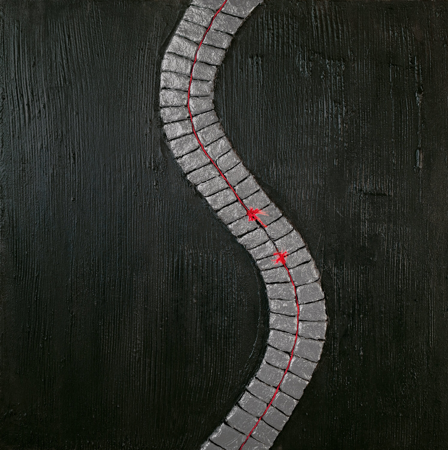 Urban Zip #2 Tratto CLAUDIA AMADESI Original painting for sale