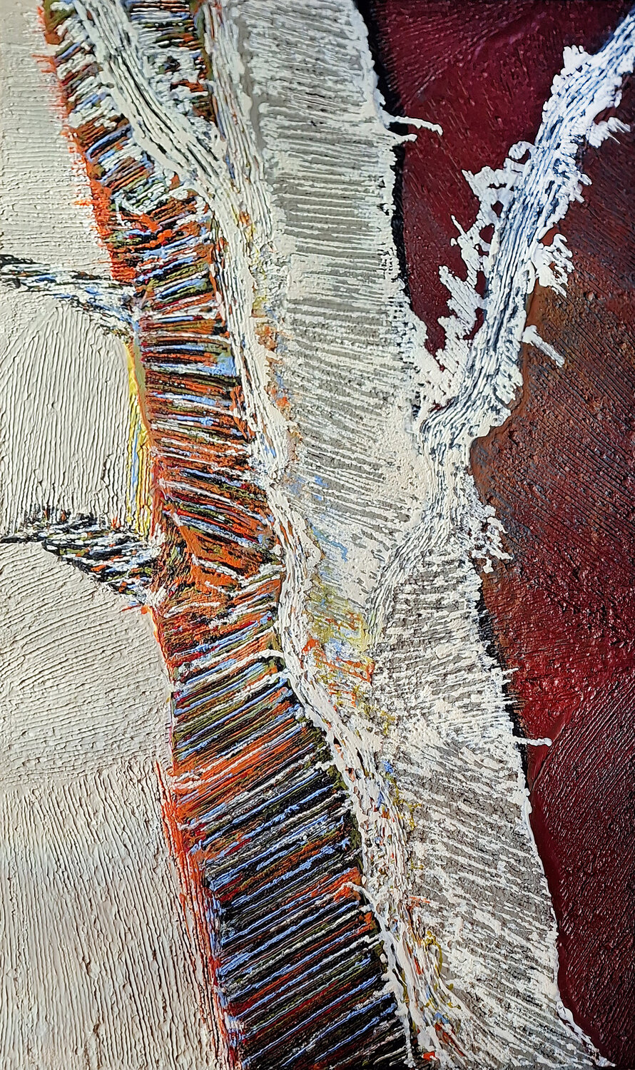 Betulla bianca - Rinascita CLAUDIA AMADESI Original painting for sale