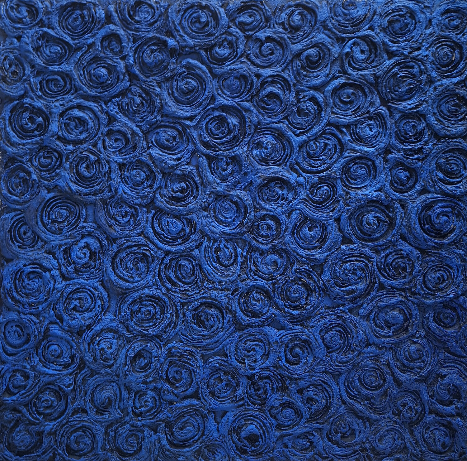 Rose - Blu - Tono III CLAUDIA AMADESI Original painting for sale