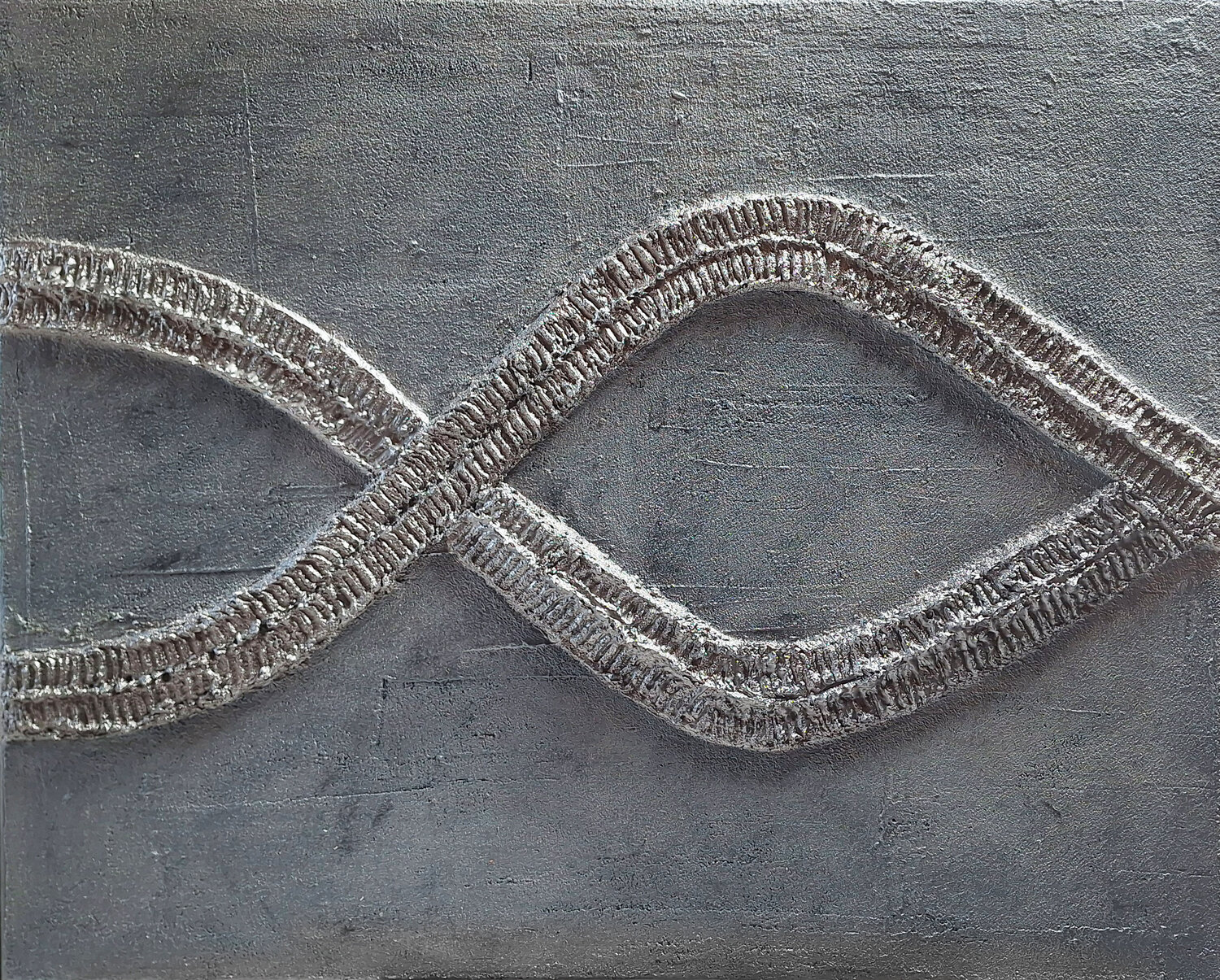 Zip #Infinito∞ CLAUDIA AMADESI Original painting for sale