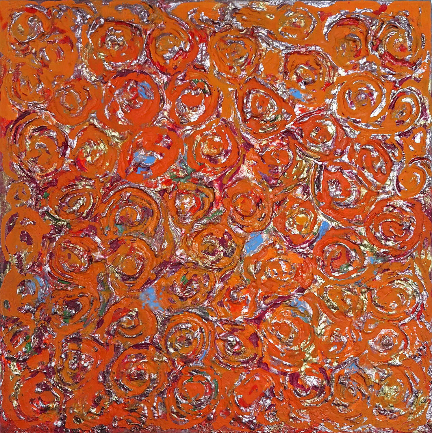 Rose - Tono III - Summer CLAUDIA AMADESI Original painting for sale