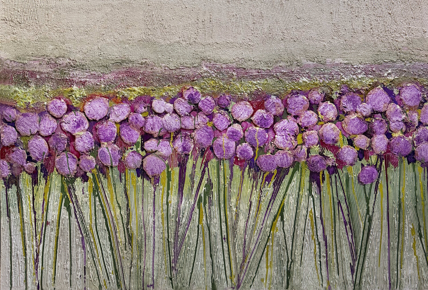 Allium CLAUDIA AMADESI Original painting for sale