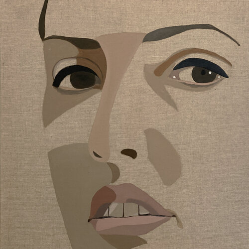Portrait de Pauline - 2 by Clara Ramirez Katz, Painting for Sale on Select