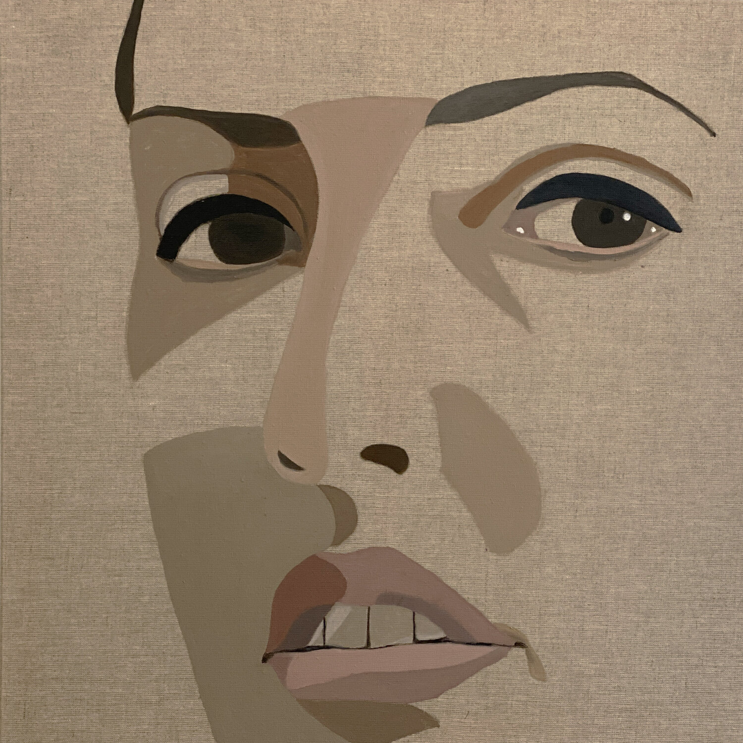 Portrait de Pauline - 2 Clara Ramirez Katz Original painting for sale
