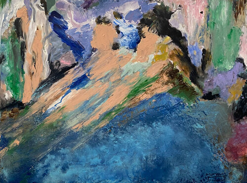 Miami Beach I by Mary Taghavi, Painting for Sale on Select