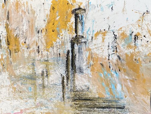 Sip of water by Mary Taghavi, Painting for Sale on Select