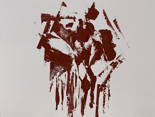 Rooted in Red by Mary Taghavi, Painting for Sale on Select