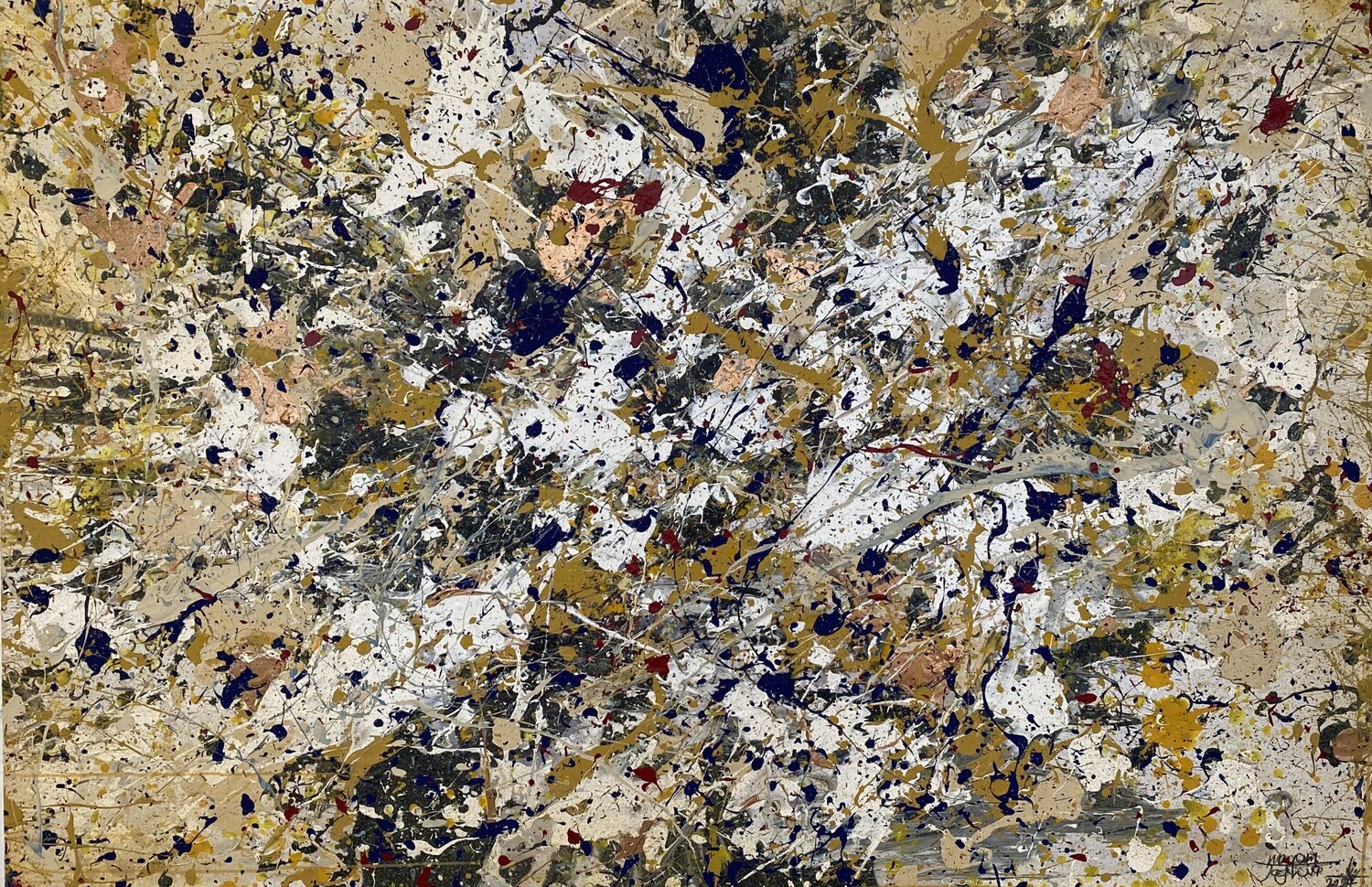 Me Abstract / Colors of code 1.1. 2 Mary Taghavi Original painting for sale