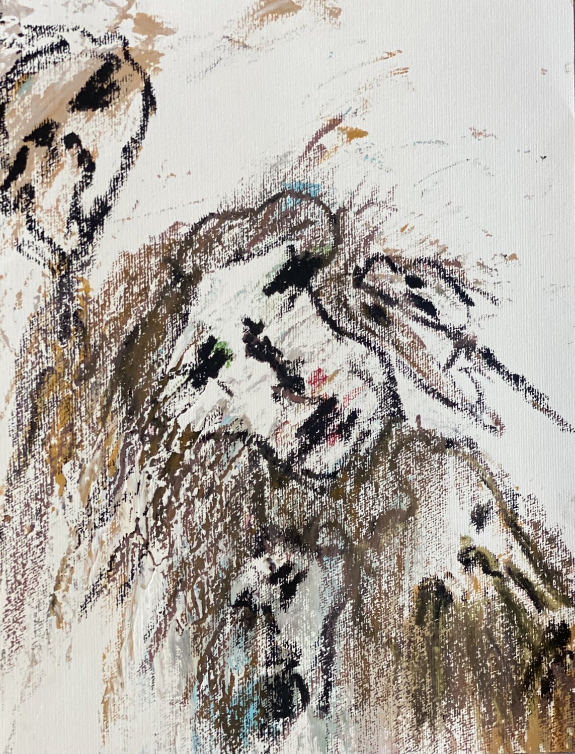 The mirror is there! Mary Taghavi Original painting for sale