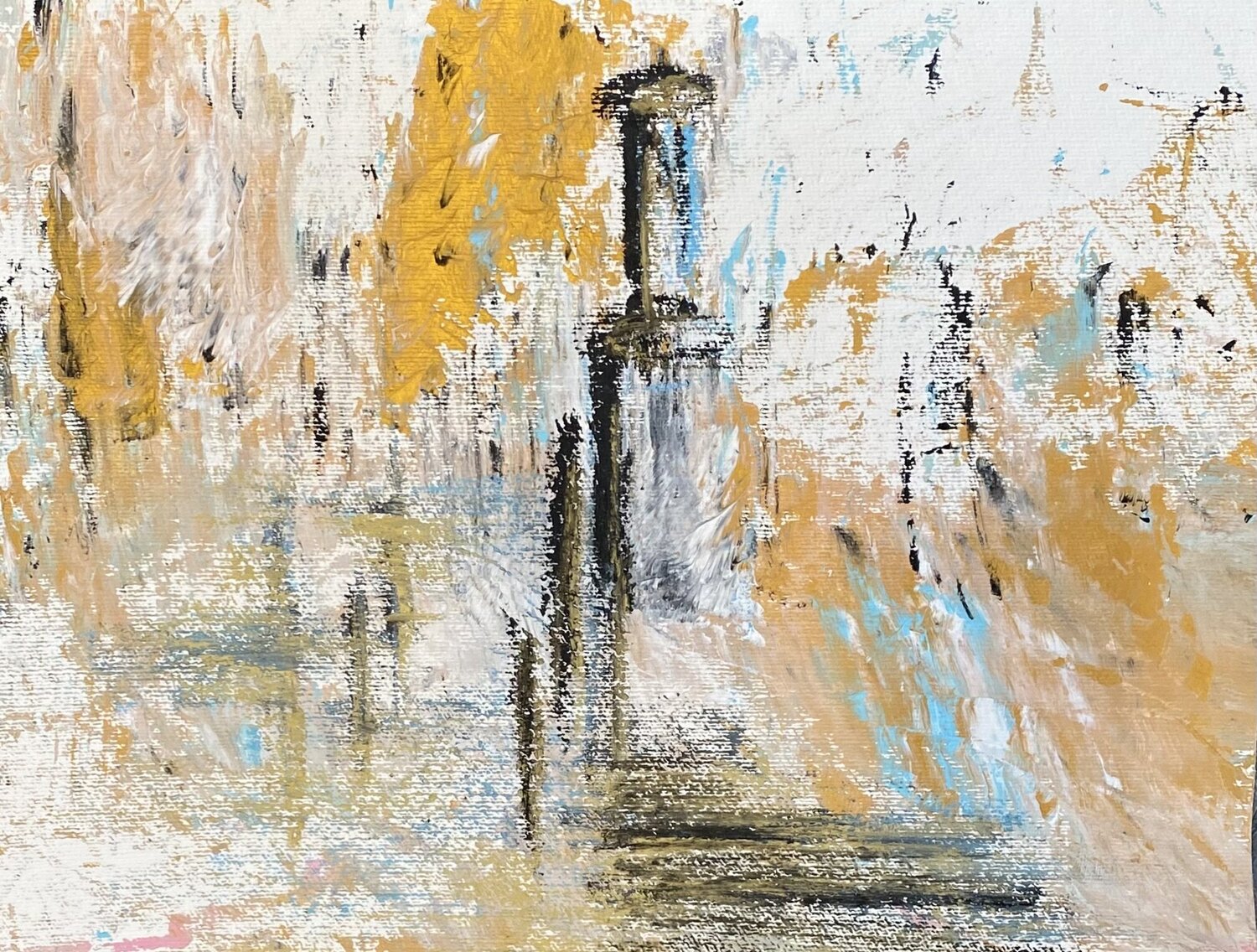 Sip of water Mary Taghavi Original painting for sale