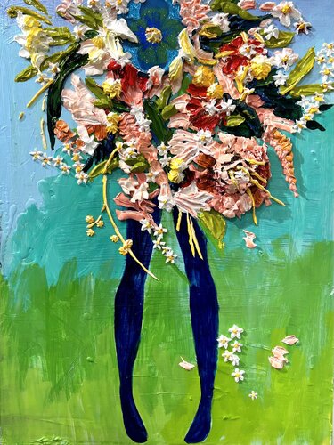 Fashion girl by Julia Hacker, Painting for Sale on Select
