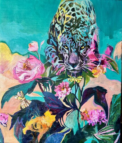 How to be a Flower by Julia Hacker, Painting for Sale on Select